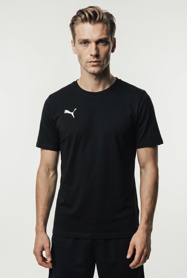 PUMA Trainingsshirt »TEAMGOAL CASUALS TEE« gerader Abschluss, Kurzarm, für Sportmode, Rundhalsausschnitt