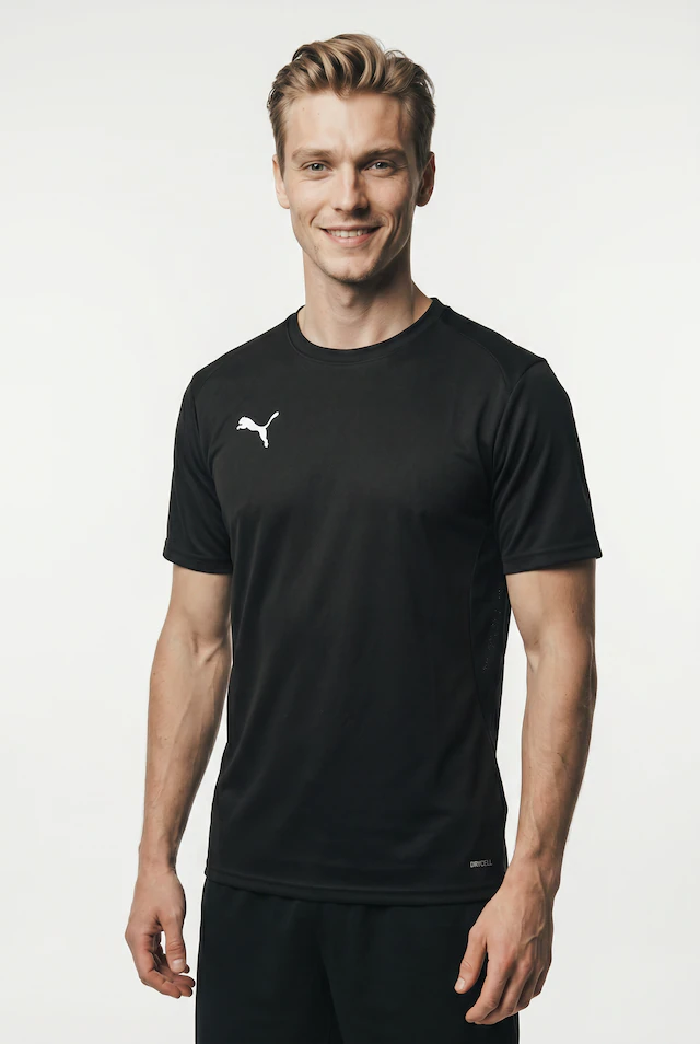 PUMA Fußballtrikot »TEAMGOAL JERSEY« Fußball, Kurzarm, sportlicher Stil, leichtes Webmaterial