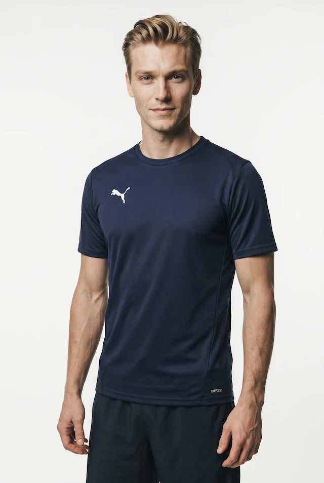 PUMA Fußballtrikot »TEAMGOAL JERSEY« Fußball, Kurzarm, sportlicher Stil, leichtes Webmaterial