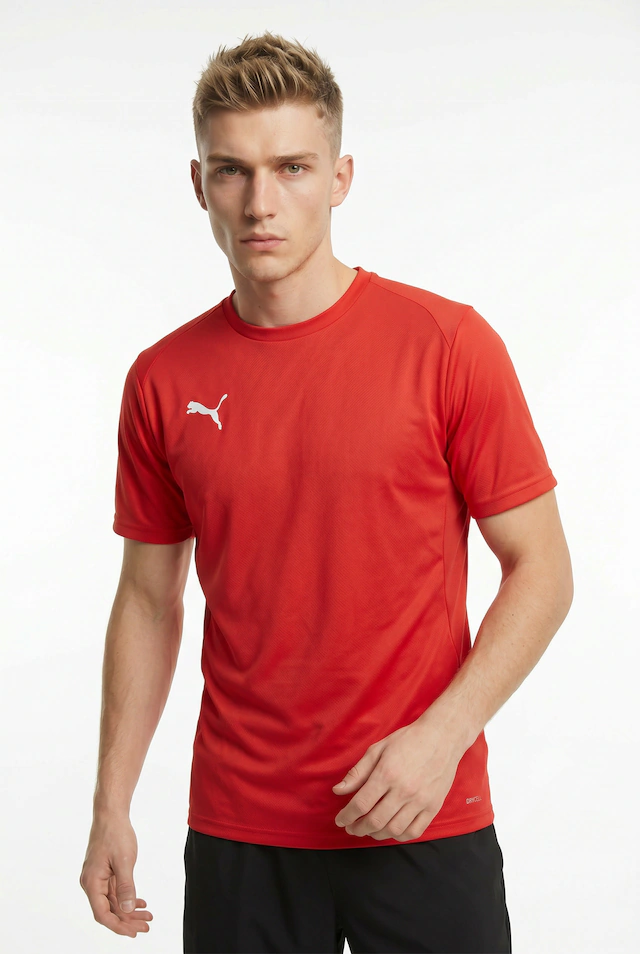 PUMA Fußballtrikot »TEAMGOAL JERSEY« Fußball, Kurzarm, sportlicher Stil, leichtes Webmaterial