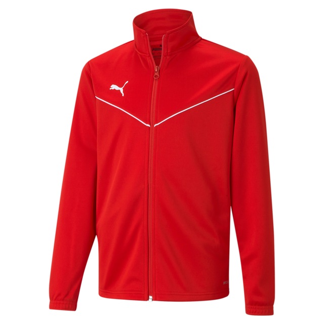 PUMA Trainingsjacke »TEAMRISE TRAINING POLY JACKET JR« ohne Kapuze für Jugendliche, mit Reißverschluss, DryCELL Technologie