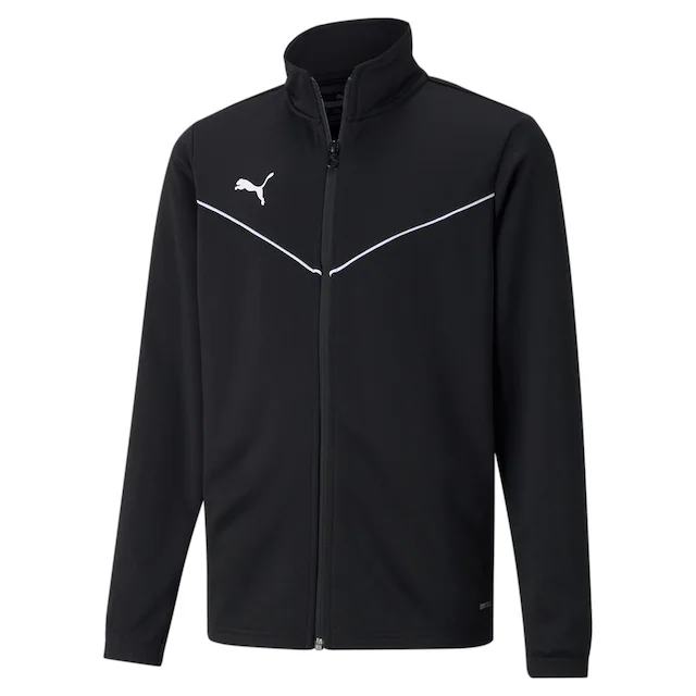 PUMA Trainingsjacke »TEAMRISE TRAINING POLY JACKET JR« ohne Kapuze für Jugendliche, mit Reißverschluss, DryCELL Technologie