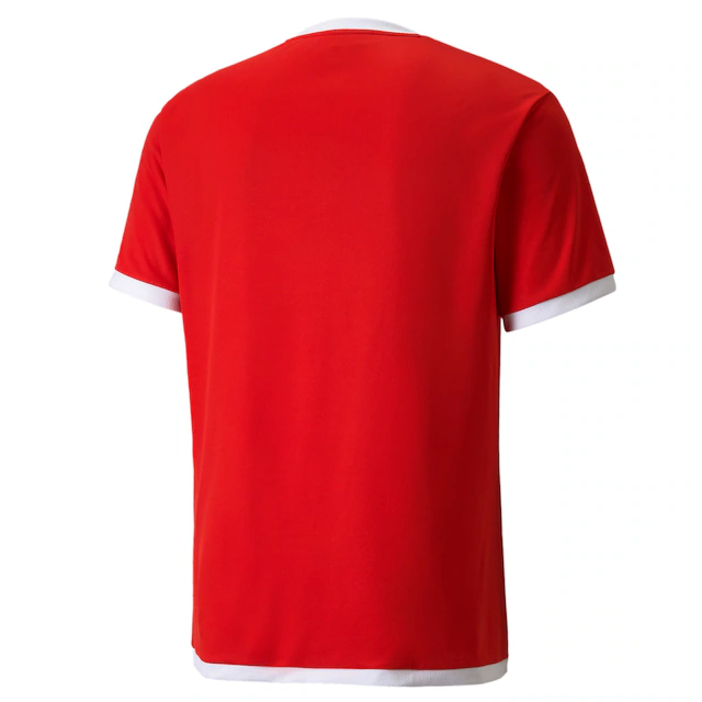 PUMA Fußballtrikot »TEAMLIGA JERSEY« Fußball, Kurzarm, Rundhalsausschnitt, aus Interlock-Material