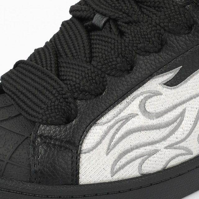 Buffalo Sneaker »LIBERTY« , Freizeitschuh, Schnürschuh, Halbschuh mit trendigem Flammenmotiv