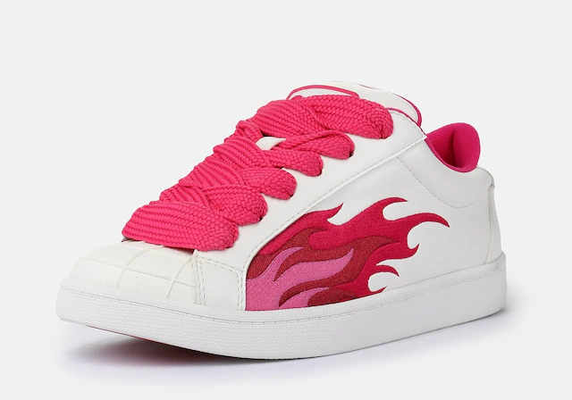 Buffalo Sneaker »LIBERTY« , Freizeitschuh, Schnürschuh, Halbschuh mit trendigem Flammenmotiv