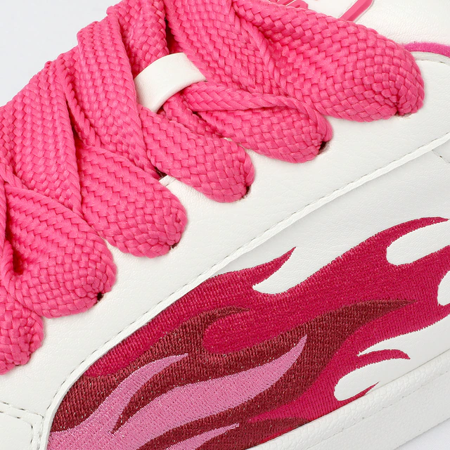 Buffalo Sneaker »LIBERTY« , Freizeitschuh, Schnürschuh, Halbschuh mit trendigem Flammenmotiv