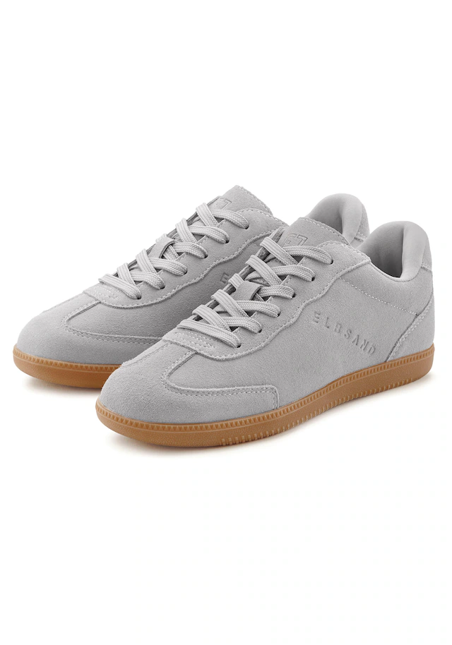 Elbsand Sneaker »Freizeitschuh, Ledersneaker, Schnürschuh« Retro Sneaker, Lederschuh, Schnürhalbschuh aus Leder Unisex
