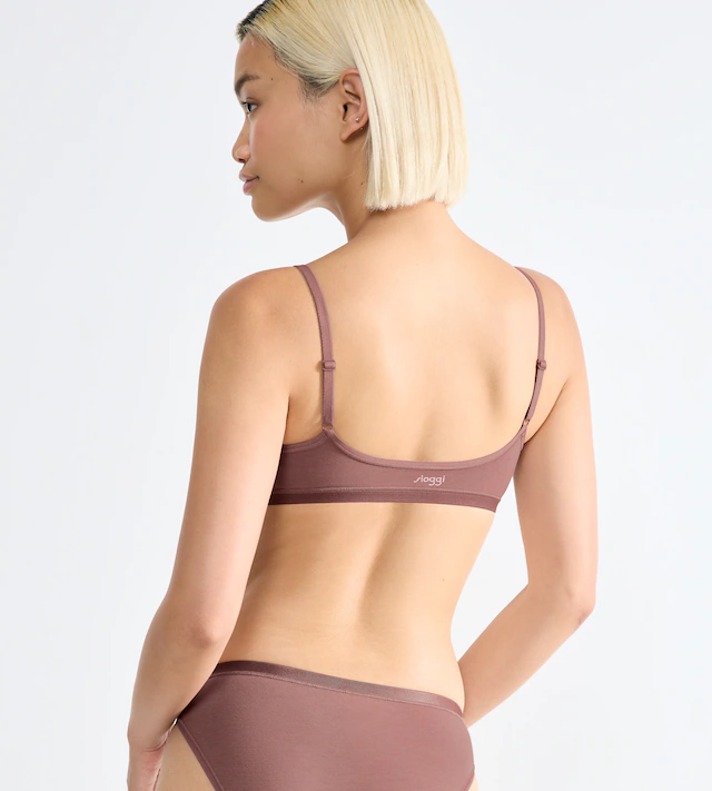 sloggi Bustier »GO Daily Cotton« Glanz-Effekt Details
