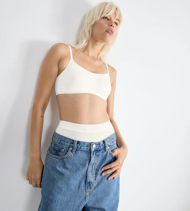 sloggi Bustier »GO Daily Cotton« Glanz-Effekt Details