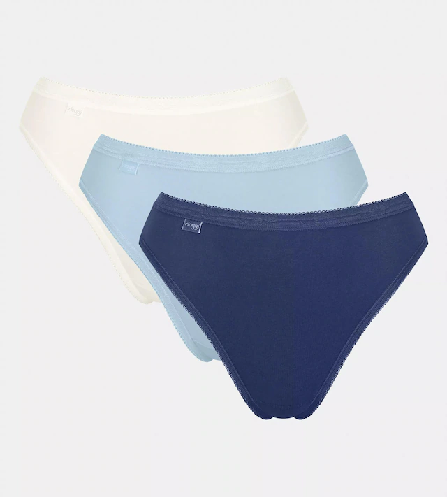 sloggi Taillenslip »Basic+ Tai« mit hohem Beinausschnitt, Cotton-Mix, glatte Nähte