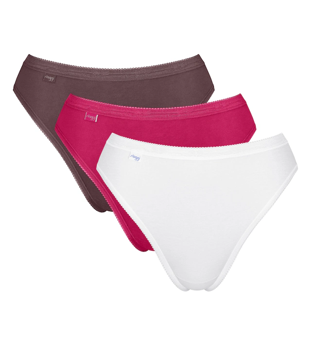 sloggi Taillenslip »Basic+ Tai« mit hohem Beinausschnitt, Cotton-Mix, glatte Nähte