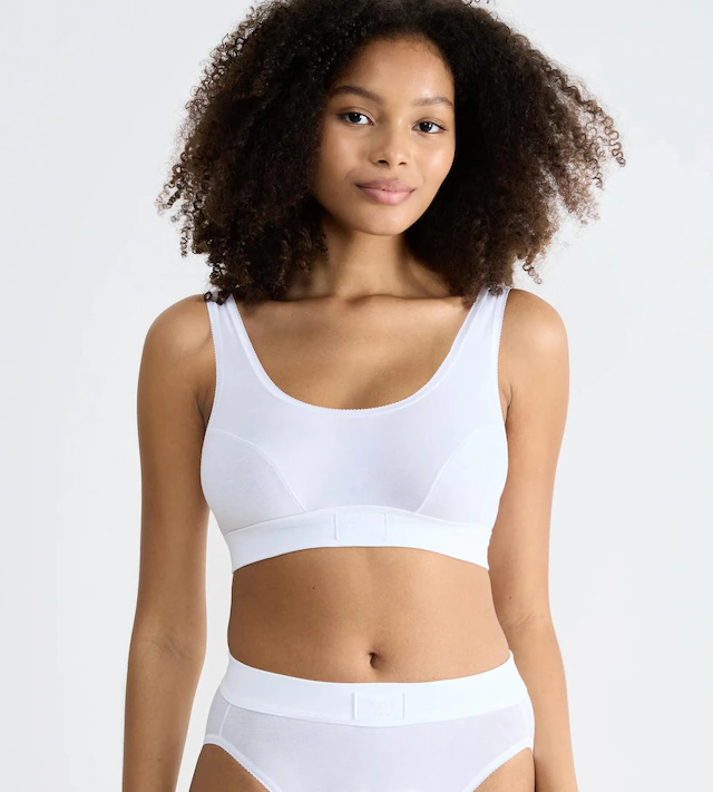 sloggi Bustier »Double Comfort T« mit verstärktem Brustbereich, weich, atmungsaktiv