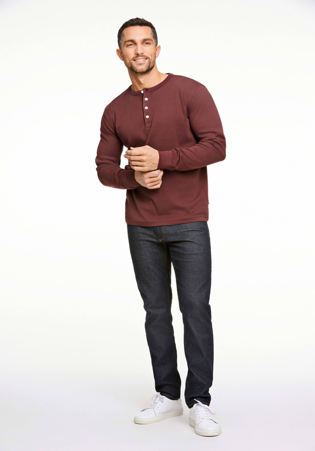 LINDBERGH Langarmshirt »T-Shirt (Langarm) Slim Fit«