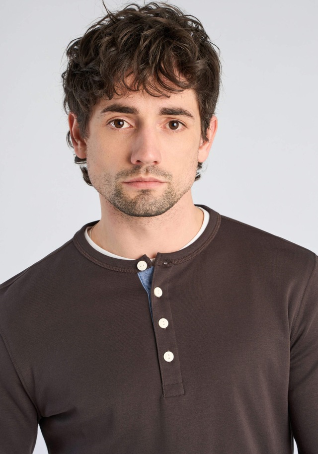 LINDBERGH Langarmshirt »T-Shirt (Langarm) Slim Fit«
