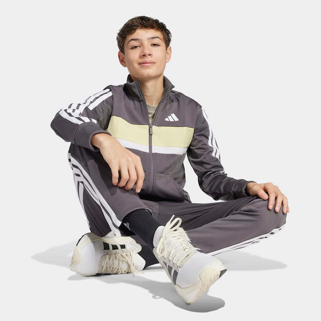 adidas Sportswear Trainingsanzug »SEASONAL ESSENTIALS TIBERIO 3-STREIFEN TRICOT KIDS« 2 Stk.