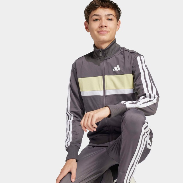adidas Sportswear Trainingsanzug »SEASONAL ESSENTIALS TIBERIO 3-STREIFEN TRICOT KIDS« 2 Stk.