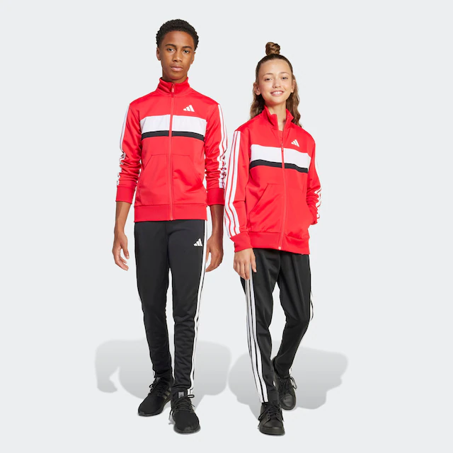 adidas Sportswear Trainingsanzug »SEASONAL ESSENTIALS TIBERIO 3-STREIFEN TRICOT KIDS« 2 Stk.