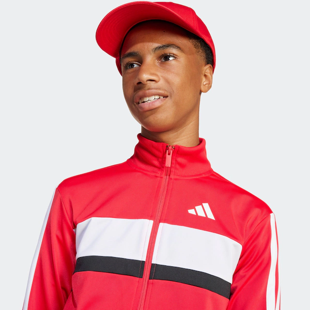 adidas Sportswear Trainingsanzug »SEASONAL ESSENTIALS TIBERIO 3-STREIFEN TRICOT KIDS« 2 Stk.