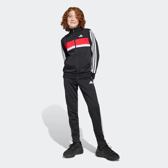 adidas Sportswear Trainingsanzug »SEASONAL ESSENTIALS TIBERIO 3-STREIFEN TRICOT KIDS« 2 Stk.