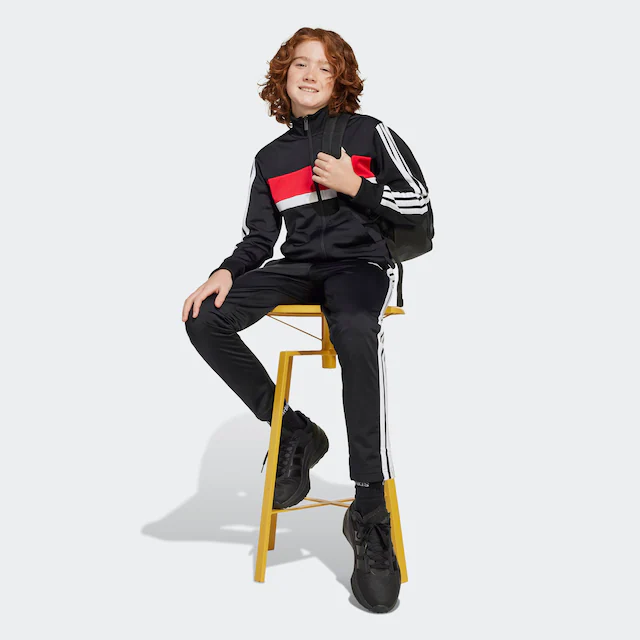 adidas Sportswear Trainingsanzug »SEASONAL ESSENTIALS TIBERIO 3-STREIFEN TRICOT KIDS« 2 Stk.