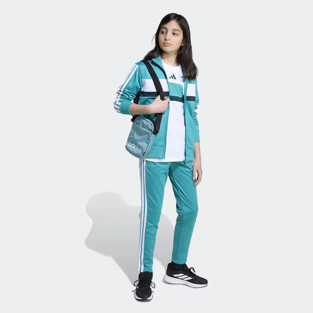 adidas Sportswear Trainingsanzug »SEASONAL ESSENTIALS TIBERIO 3-STREIFEN TRICOT KIDS« 2 Stk.