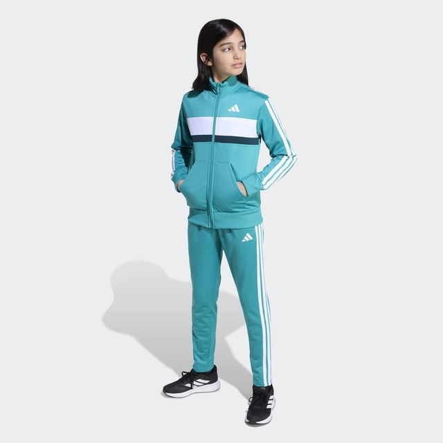 adidas Sportswear Trainingsanzug »SEASONAL ESSENTIALS TIBERIO 3-STREIFEN TRICOT KIDS« 2 Stk.