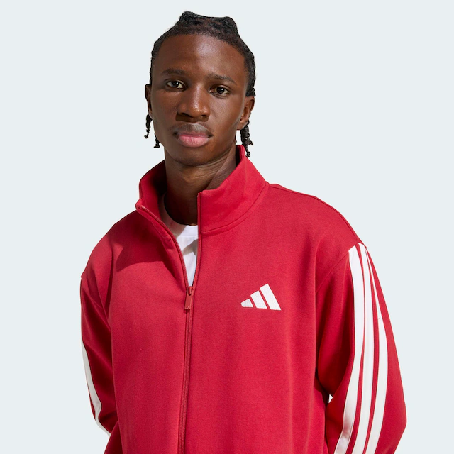 adidas Sportswear Trainingsanzug »3-STREIFEN FLEECE« 2 tlg. zweiteiliges Set, für Sportmode und Streetwear