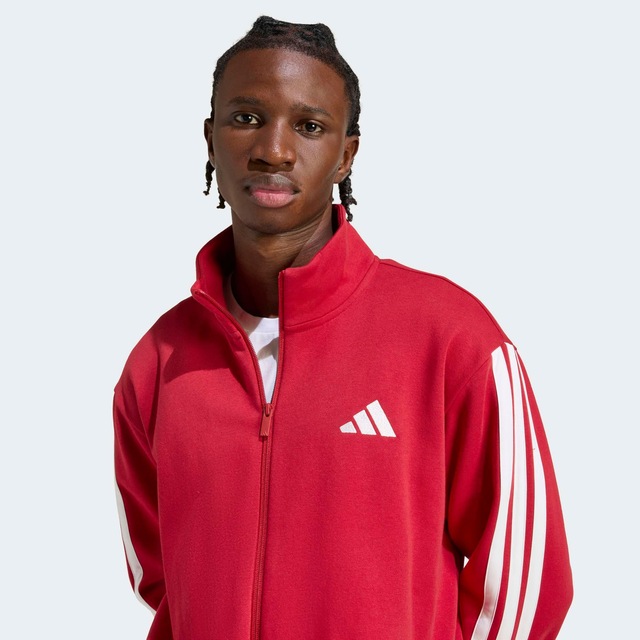 adidas Sportswear Trainingsanzug »3-STREIFEN FLEECE« 2 tlg. zweiteiliges Set, für Sportmode und Streetwear