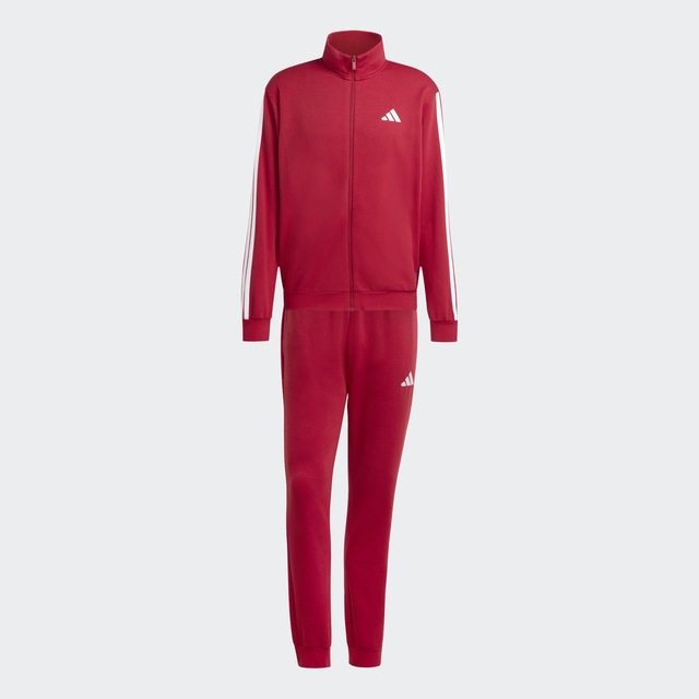 adidas Sportswear Trainingsanzug »3-STREIFEN FLEECE« 2 tlg. zweiteiliges Set, für Sportmode und Streetwear