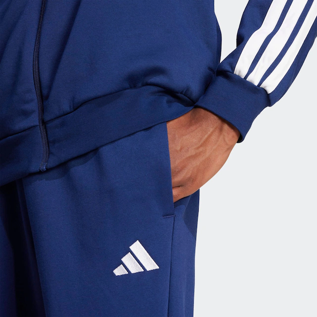 adidas Sportswear Trainingsanzug »3-STREIFEN FLEECE« 2 tlg. zweiteiliges Set, für Sportmode und Streetwear
