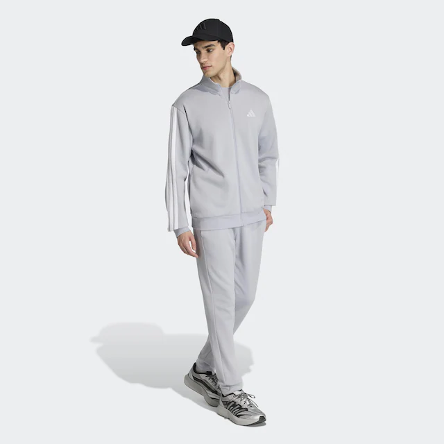 adidas Sportswear Trainingsanzug »3-STREIFEN FLEECE« 2 tlg. zweiteiliges Set, für Sportmode und Streetwear