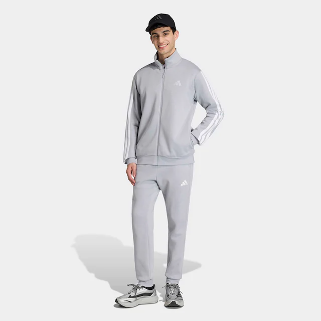 adidas Sportswear Trainingsanzug »3-STREIFEN FLEECE« 2 tlg. zweiteiliges Set, für Sportmode und Streetwear