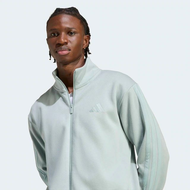 adidas Sportswear Trainingsanzug »3-STREIFEN FLEECE« 2 tlg. zweiteiliges Set, für Sportmode und Streetwear