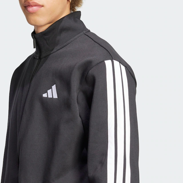 adidas Sportswear Trainingsanzug »3-STREIFEN FLEECE« 2 tlg. zweiteiliges Set, für Sportmode und Streetwear