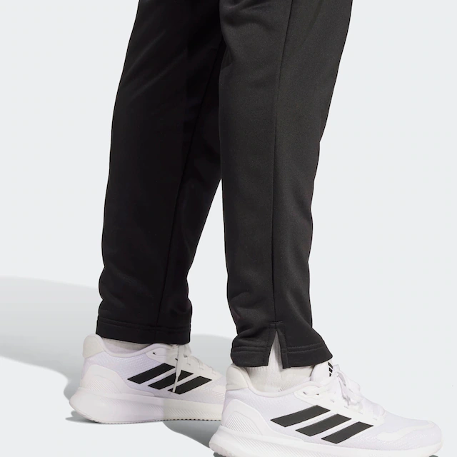 adidas Sportswear Trainingsanzug »ESSENTIALS LINEAR« 2 Stk. zweiteiliges Set, für Laufen, aus Polyester, mit Rippbündchen