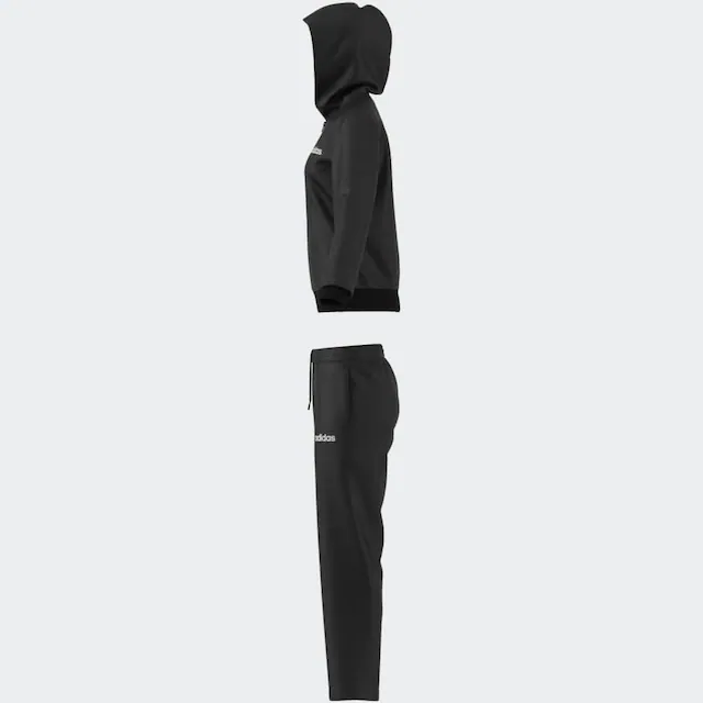 adidas Sportswear Trainingsanzug »ESSENTIALS LINEAR« 2 Stk. zweiteiliges Set, für Laufen, aus Polyester, mit Rippbündchen
