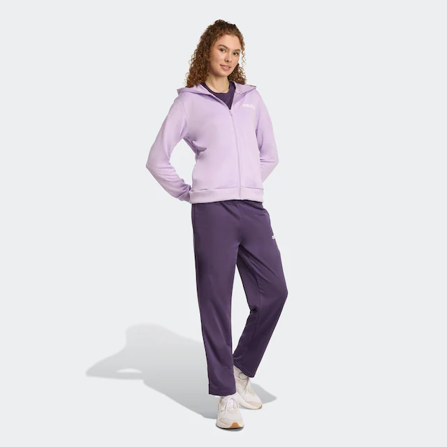 adidas Sportswear Trainingsanzug »ESSENTIALS LINEAR« 2 Stk. zweiteiliges Set, für Laufen, aus Polyester, mit Rippbündchen