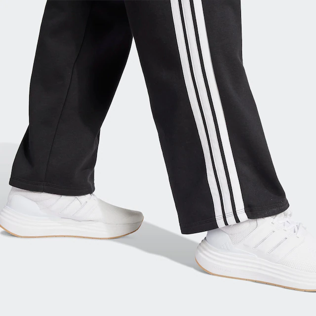 adidas Sportswear Sporthose »ESSENTIALS 3-STREIFEN OPEN-HEM FRENCH TERRY«