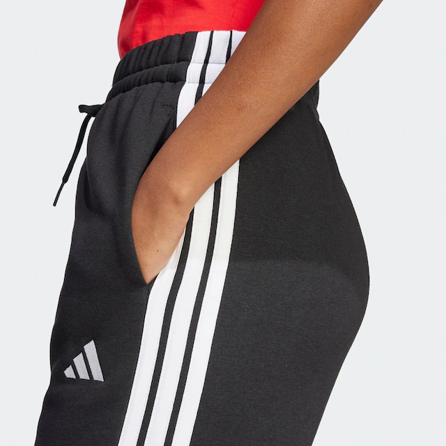 adidas Sportswear Sporthose »ESSENTIALS 3-STREIFEN OPEN-HEM FRENCH TERRY«