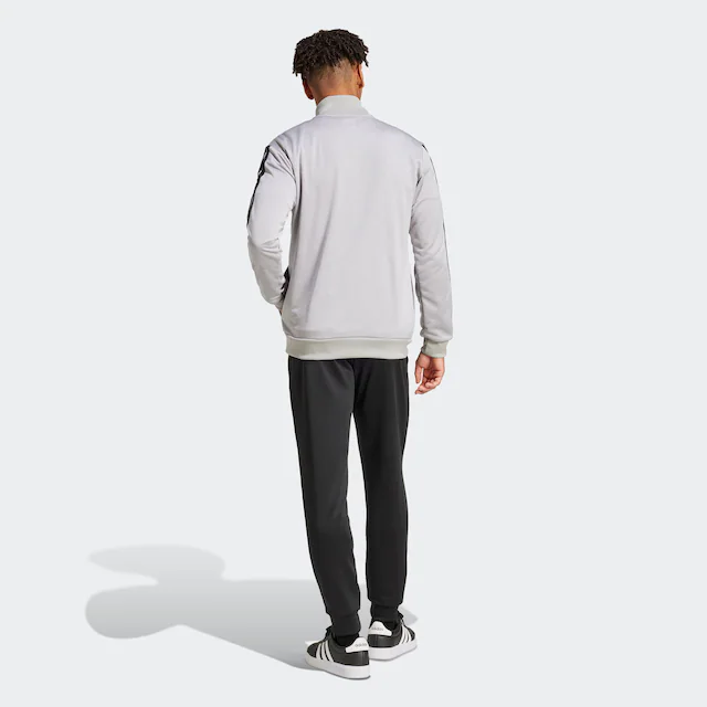 adidas Sportswear Trainingsanzug »3-STREIFEN FRENCH TERRY« 2 Stk. zweiteiliges Set, aus French-Terry-Material, mit Rippdetails
