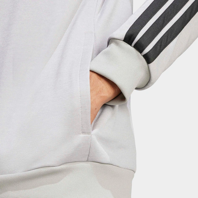 adidas Sportswear Trainingsanzug »3-STREIFEN FRENCH TERRY« 2 Stk. zweiteiliges Set, aus French-Terry-Material, mit Rippdetails
