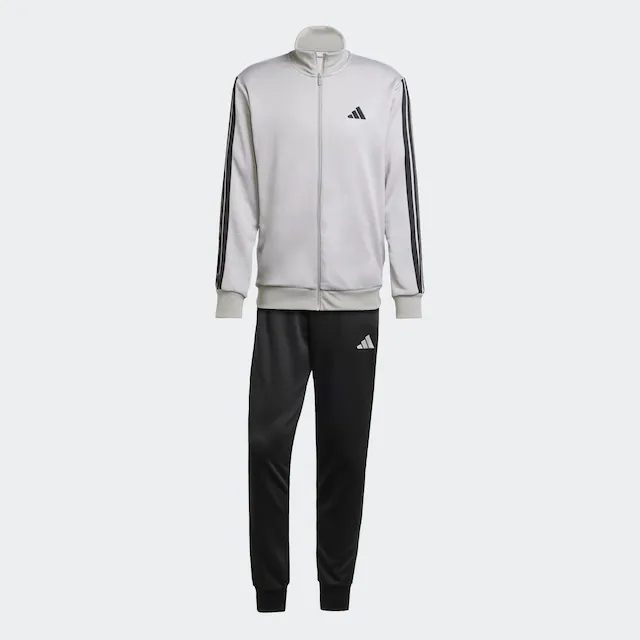 adidas Sportswear Trainingsanzug »3-STREIFEN FRENCH TERRY« 2 Stk. zweiteiliges Set, aus French-Terry-Material, mit Rippdetails