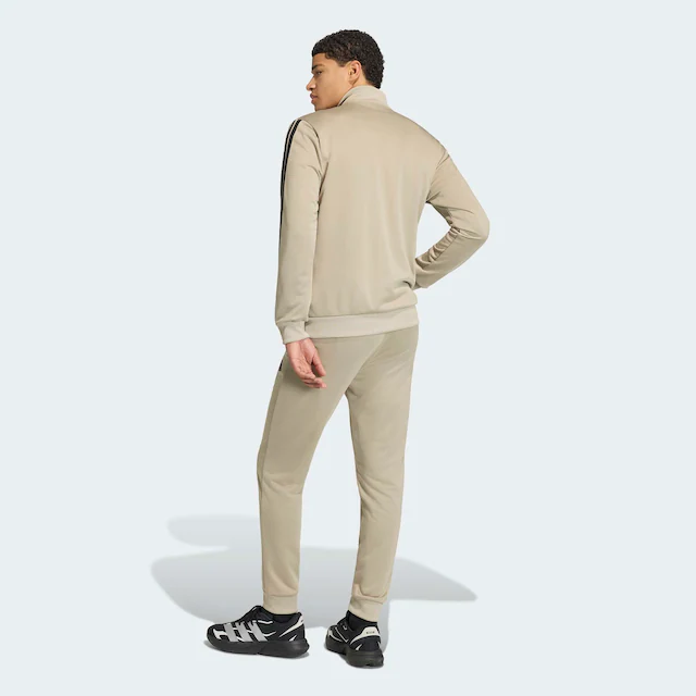 adidas Sportswear Trainingsanzug »3-STREIFEN FRENCH TERRY« 2 Stk. zweiteiliges Set, aus French-Terry-Material, mit Rippdetails