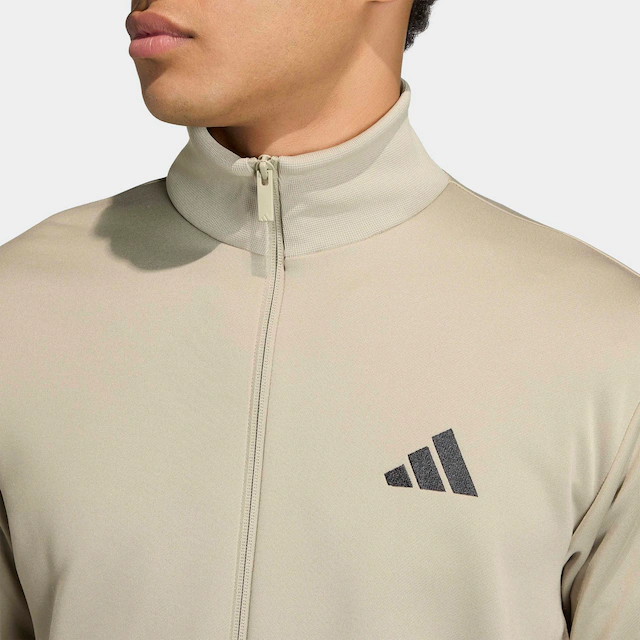 adidas Sportswear Trainingsanzug »3-STREIFEN FRENCH TERRY« 2 Stk. zweiteiliges Set, aus French-Terry-Material, mit Rippdetails