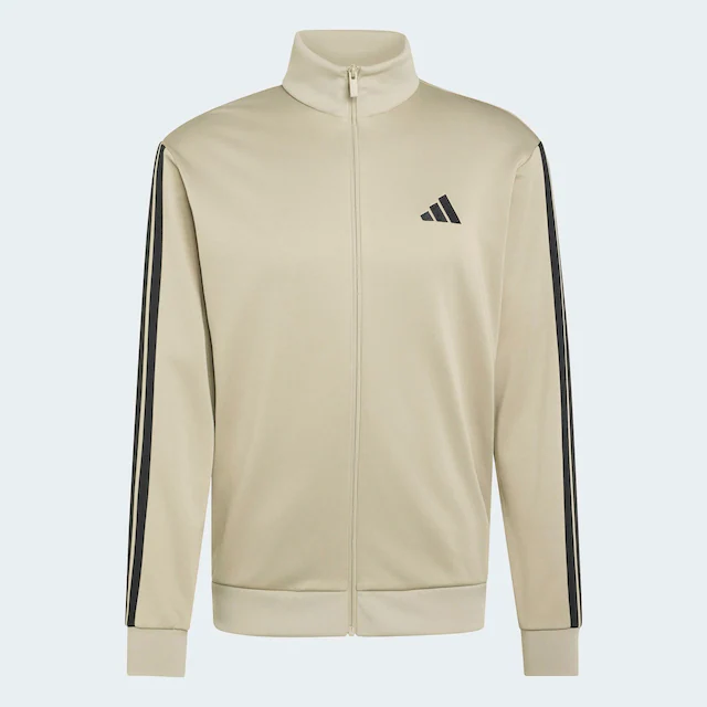 adidas Sportswear Trainingsanzug »3-STREIFEN FRENCH TERRY« 2 Stk. zweiteiliges Set, aus French-Terry-Material, mit Rippdetails