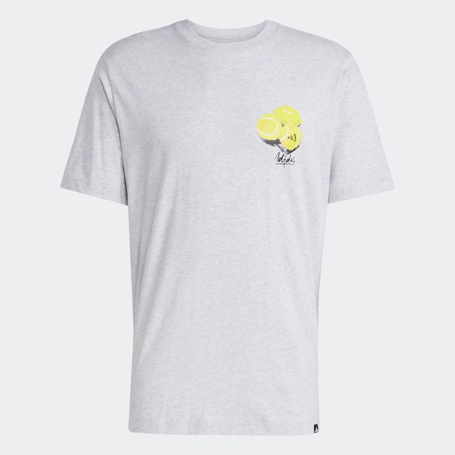 adidas Sportswear T-Shirt »LOUNGE STILL LIFE LEMONS GRAPHIC« sportlicher Stil, mit Grafikprint, aus Baumwolle, ohne Verschluss