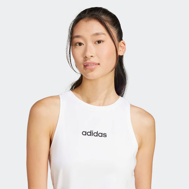 adidas Sportswear Tanktop »ESSENTIALS LINEAR SLIM COTTON«