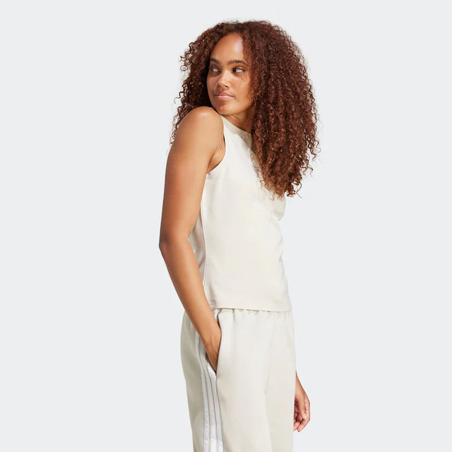 adidas Sportswear Tanktop »ESSENTIALS LINEAR SLIM COTTON«