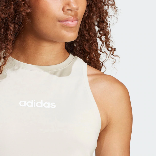 adidas Sportswear Tanktop »ESSENTIALS LINEAR SLIM COTTON«