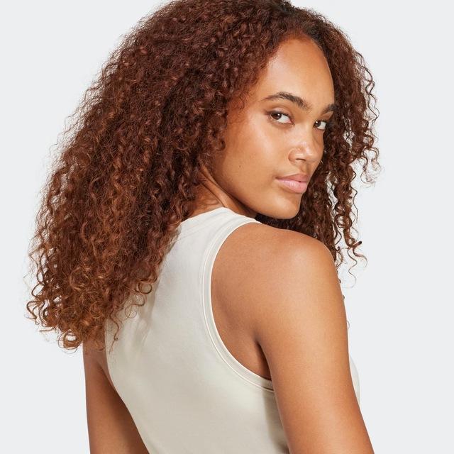 adidas Sportswear Tanktop »ESSENTIALS LINEAR SLIM COTTON«